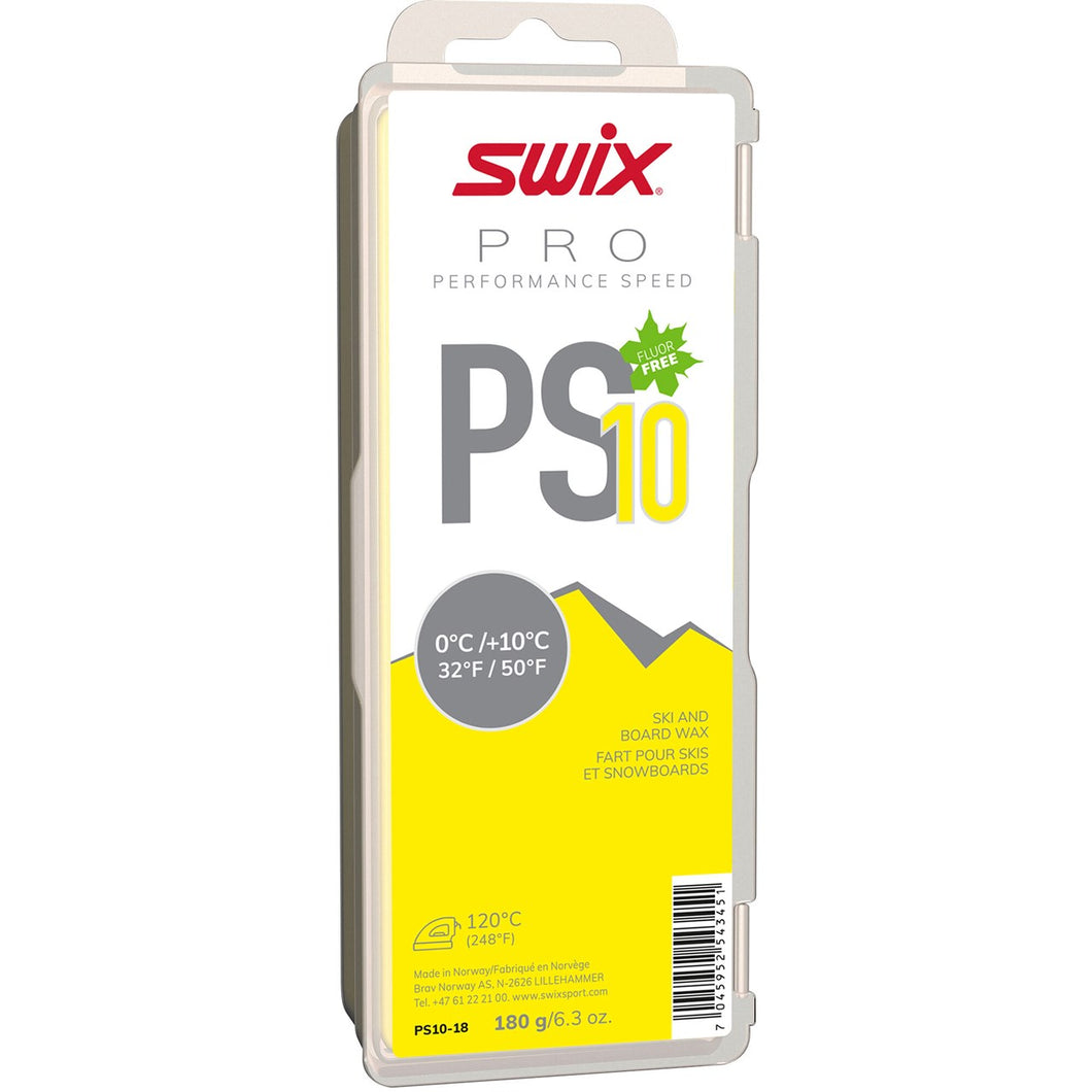 Swix PS10 Yellow, 0°C/+10°C - 180g